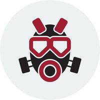 Gas Mask Vector Icon