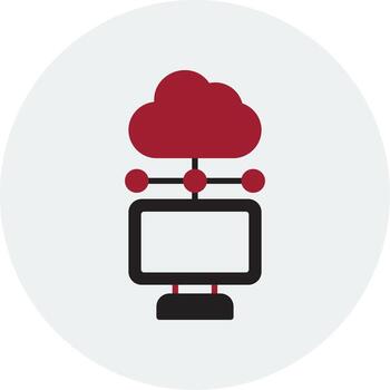 Cloud Computing Vector Icon