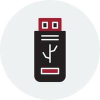 Flash Disk Vector Icon