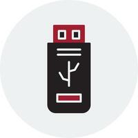 Flash Disk Vector Icon