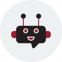 Robot Chat Vector Icon