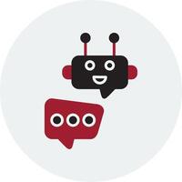 Robot Chat Vector Icon