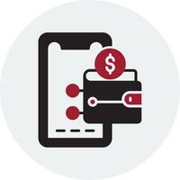 Digital Wallet Vector Icon