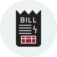 Bill Vector Icon