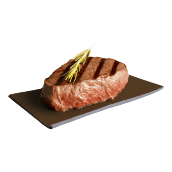 ai generado sabroso A la parrilla carne de vaca filete filete aislado en transparente antecedentes png