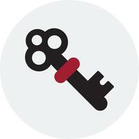 Old Key Vector Icon