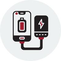 Portable Battery Vector Icon