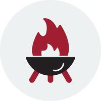 Firepit Vector Icon