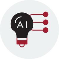 Artificial Intelligence Vector Icon