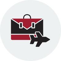 Business Trip Vector Icon