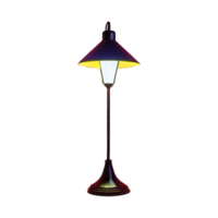 ai generiert Lampe isoliert auf transparent Hintergrund png