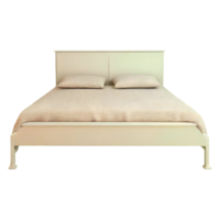 AI generated Bed isolated on transparent background png