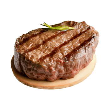 ai generado sabroso A la parrilla carne de vaca filete filete aislado en transparente antecedentes png