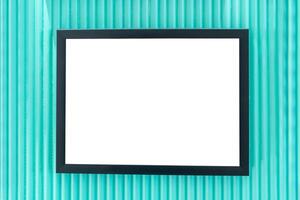 Mockup image of Blank billboard white screen posters for advertising, Blank photo frames display in coffee shop for your design