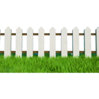 AI generated Fence isolated on transparent background png