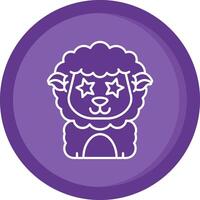 Famous Solid Purple Circle Icon vector