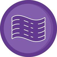 Haze Solid Purple Circle Icon vector