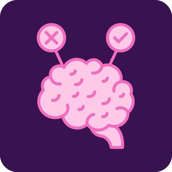 icono de vector de pensamiento