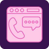 Phone Chat Vector Icon