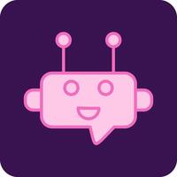 Robot Chat Vector Icon