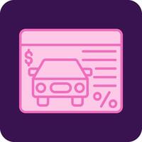 Car Loan Vector Icon