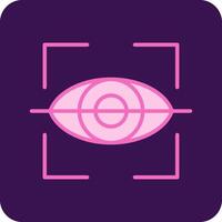 Retinal Scanner Vector Icon