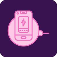 Wireless Charger Vector Icon