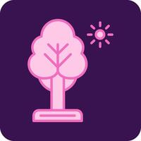 icono de vector de árbol