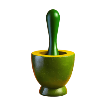 ai genererad mortelstöt isolerat på transparent bakgrund png