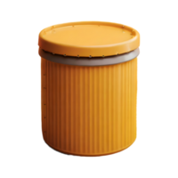 AI generated Container isolated on transparent background png