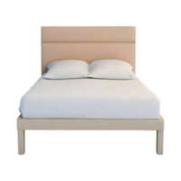 AI generated Bed isolated on transparent background png