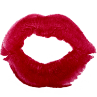 Different shapes of female sexy red lips. Sexy lips makeup, kiss mouth. Female mouth. Print of lips kiss background. png