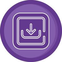 Download Solid Purple Circle Icon vector