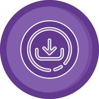Download Solid Purple Circle Icon vector