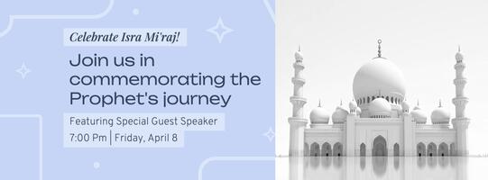 Isra Mi'raj Event Facebook Cover template