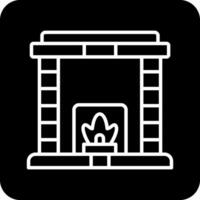 Fireplace Vector Icon