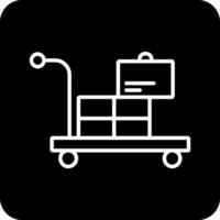 Airport Cart Vector Icon