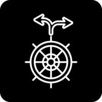 icono de vector de barco