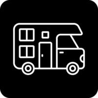 Camper Van Vector Icon