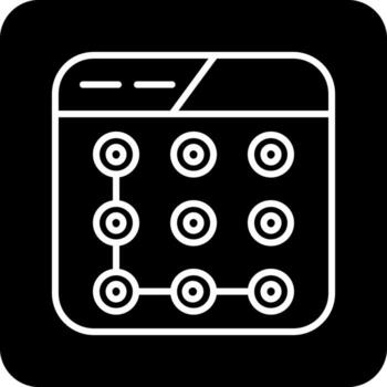 Lock Pattern Vector Icon