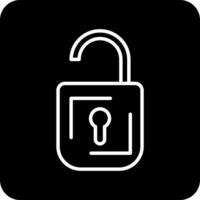 Open Padlock Vector Icon