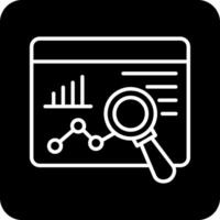 icono de vector de investigación de mercado