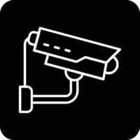 icono de vector de cámara de seguridad