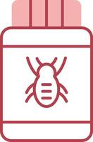 Pesticide Solid Two Color Icon vector