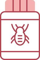 Pesticide Solid Two Color Icon vector