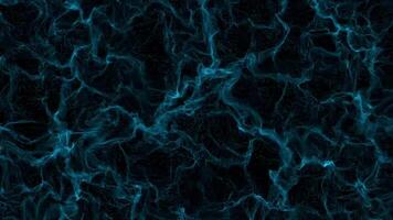 blu Magia energia particella onde 3d rendere video