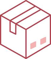 Delivery Box Solid Two Color Icon vector