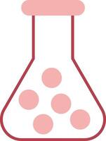 Flask Solid Two Color Icon vector