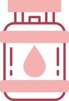Propane Solid Two Color Icon vector