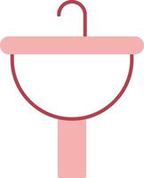 Sinking Solid Two Color Icon vector
